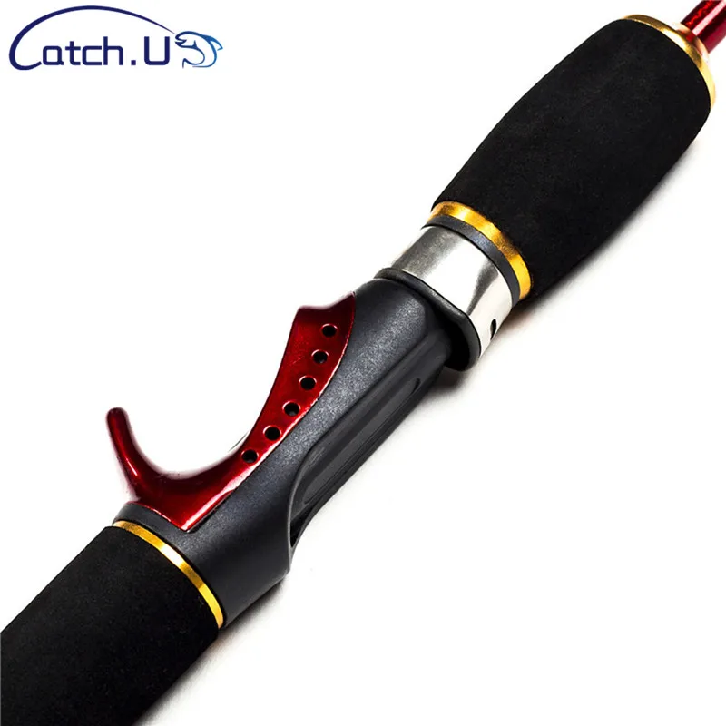 Catch. U 1 8 м Удочка спиннинговая красная жесткая Морская Лодка литые удочки