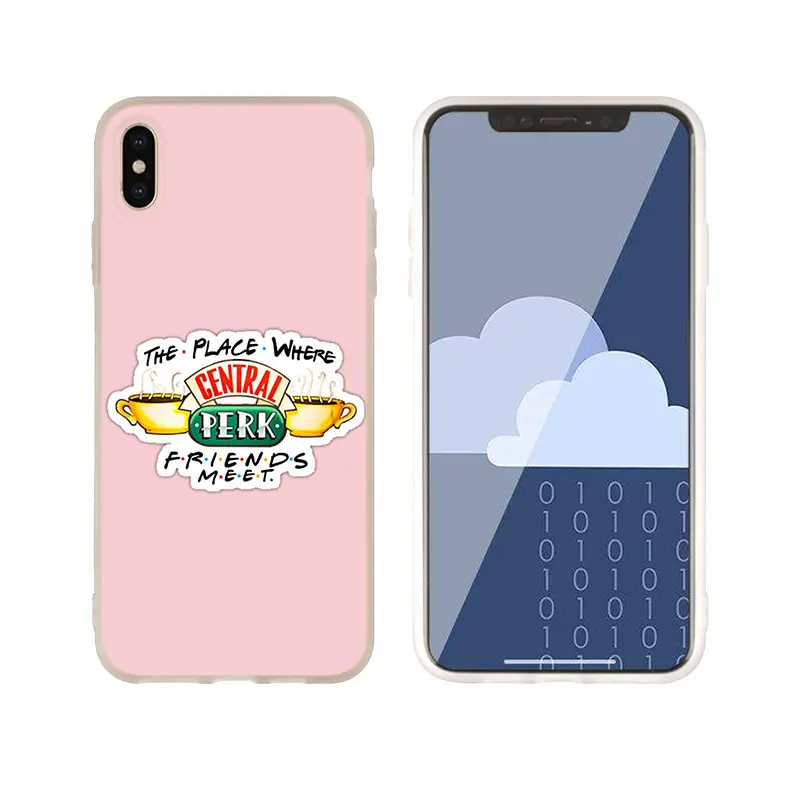 Чехол Perk coffee friends tv для iphone XS 11 Pro Max XR X 10, чехлы для телефонов iphone 7 8 Plus 6s 5 4s - Цвет: picture 12