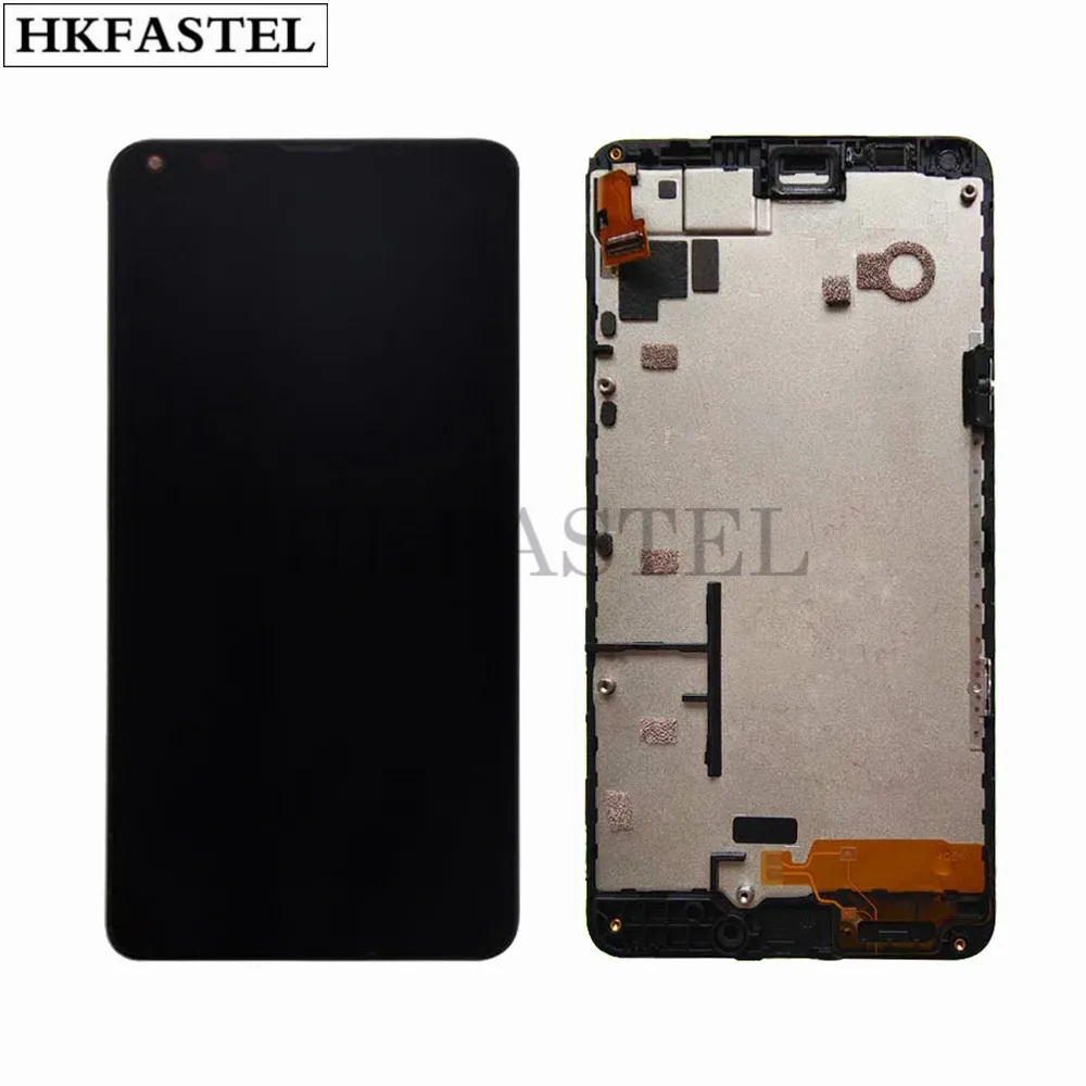 Hkfatel LCD для Nokia Microsoft Lumia 640 ЖК-дисплей сенсорный экран дигитайзер стекло внешняя