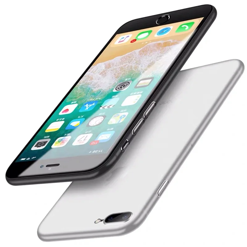 Ультратонкий чехол 0 3 мм для телефона Iphone Xs Max Xr X 8 7 6 s S Plus Матовый Прозрачный