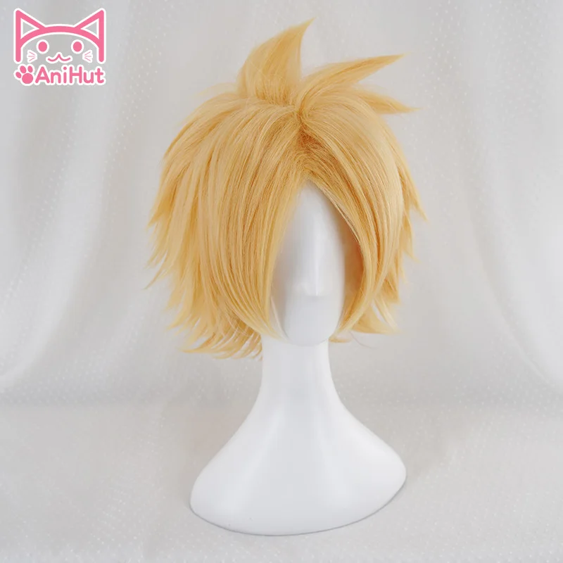 AniHut Denki Kaminari Boku No Hero Academia Anime Cosplay Wig My Hero Academia/Academy Cosplay Hair Denki Kaminari Anime Wigs