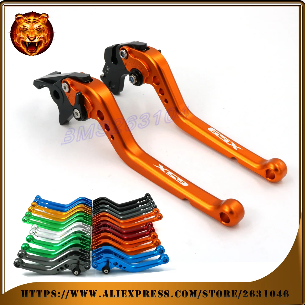 

For SUZUKI GSX 600 FK-FX GSX600 89 99 90 91 96 97 98 free shipping BLUE Motorcycle Adjustable Long Short Brake Clutch Levers