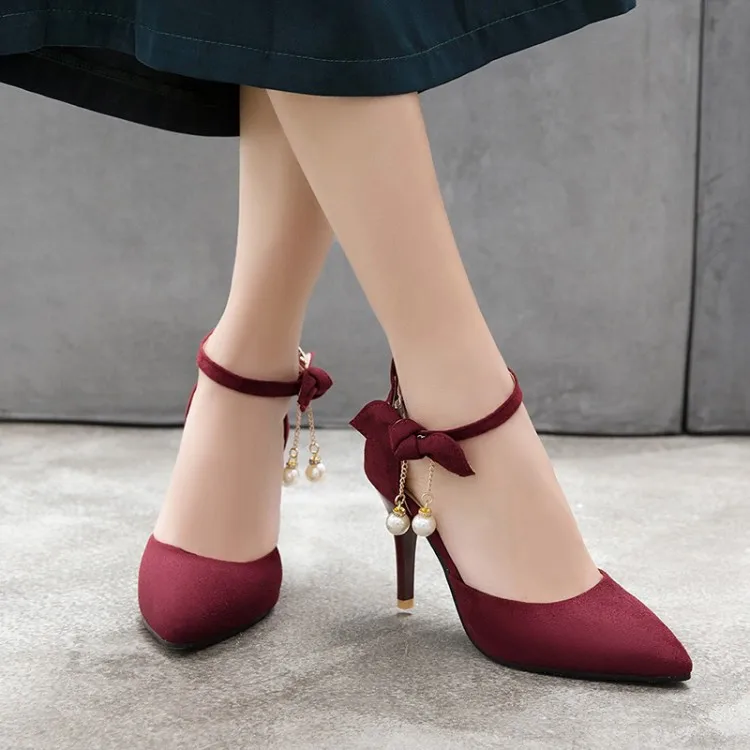 Босоножки на высоком каблуке женская обувь женские летние туфли с узлом-бабочкой