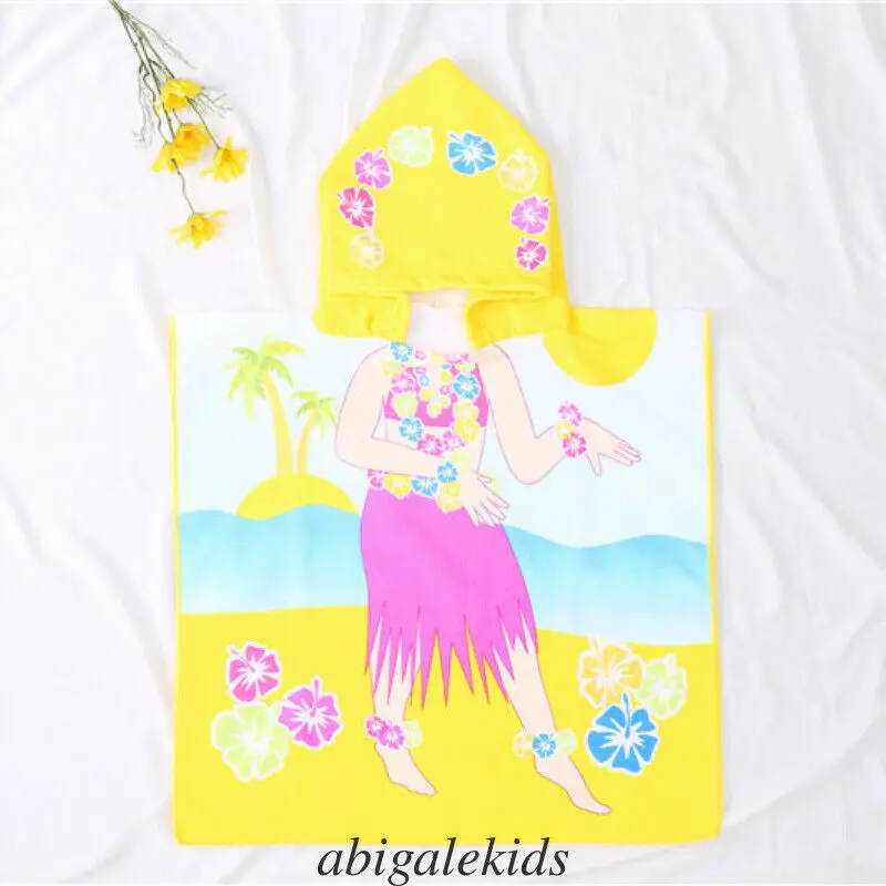 2019 Детские аксессуары банное полотенце с мультяшным рисунком детская накидка