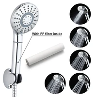 5 models bathroom shower head with shower filter water saving filtered shower head rainfall pressure boost shower sprayer