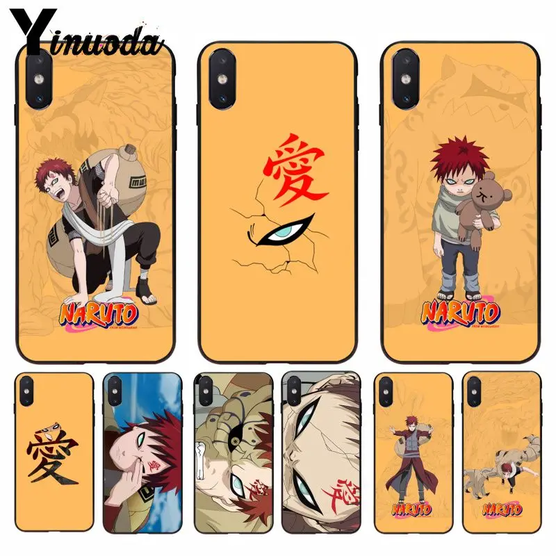 11pro MAX Наруто Гаара Ультратонкий Новый чехол для телефона Fundas Apple iPhone 8 7 6 6S Plus X XS 5 5S