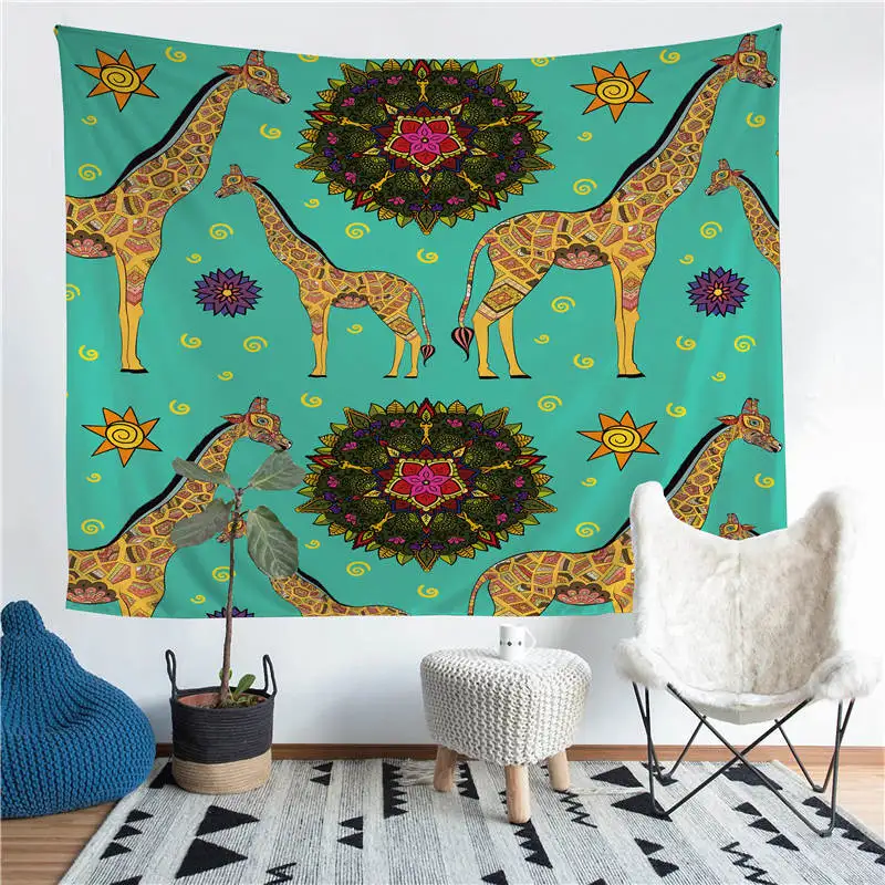 4 размера настенный гобелен хиппи ретро домашний декор Йога пляжное полотенце