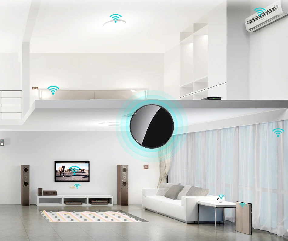 Funry Wifi переключатель RC Мини умный беспроводной пульт дистанционного управления RF 433 МГц/315 МГц 2,4 ГГц для автоматизации умного дома IOS Android