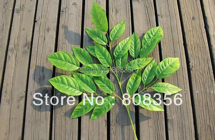 Искусственные ветки дерева манго искусственные зеленые растения 12 шт.|plant