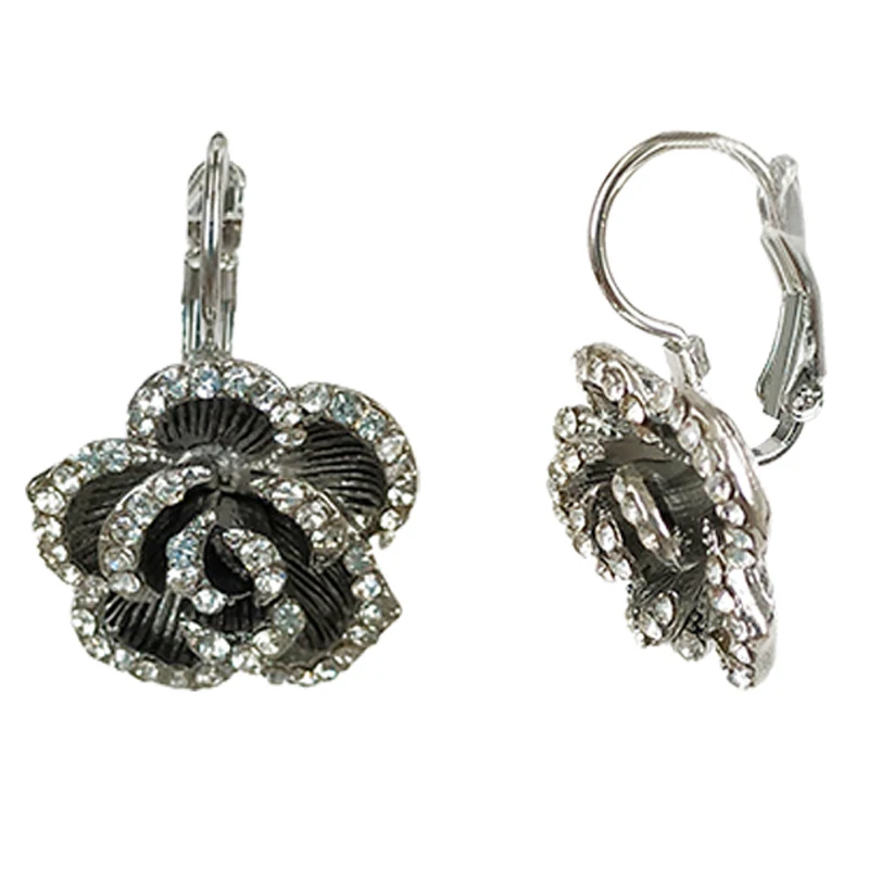 Серьги Мода Серьга букле d'oreille Миньон цветок висячие серьги звезды