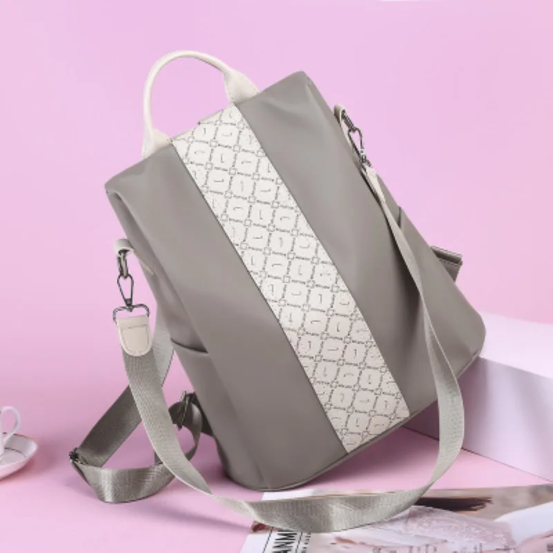 Женские Классические рюкзаки LADSOUL из ткани Оксфорд модный Контрастный ЦВЕТНОЙ