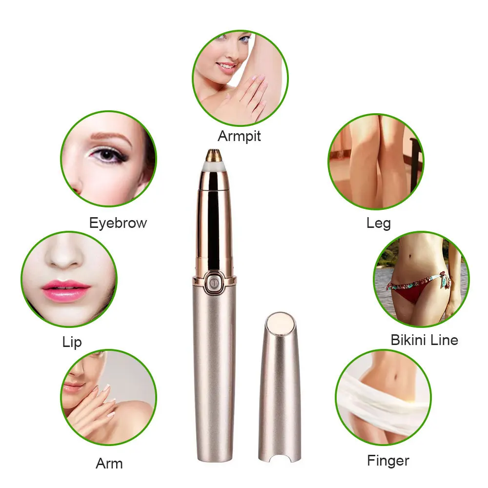 Бритва для женщин мини-эпилятор бровей губная помада электрический триммер