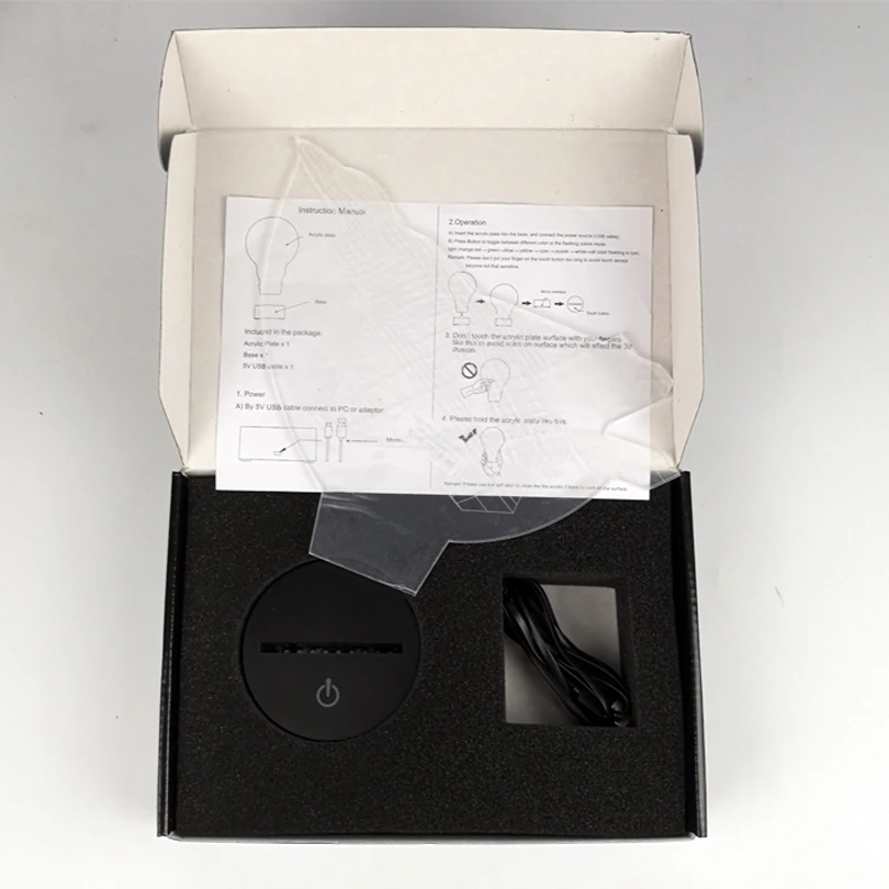 Красочная градиентсветодиодный Светодиодная лампа для экономии энергии