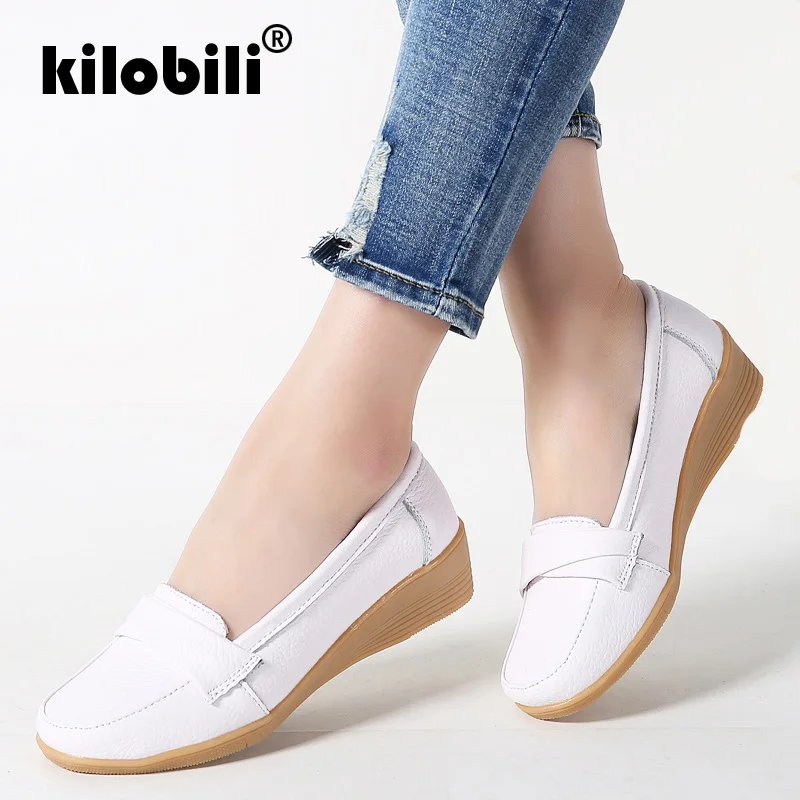 Kilobili 2019 весенняя женская обувь на плоской подошве женские летние туфли типа