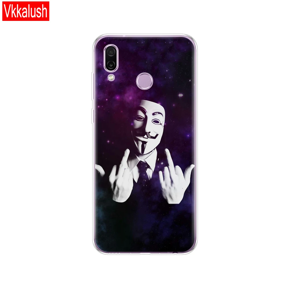 80061 Чехол для Honor Play, чехол 6,3 '', Мягкая силиконовая задняя накладка чехла из ТПУ для huawei Honor Play, чехол, чехлы, бампер - Цвет: 80061