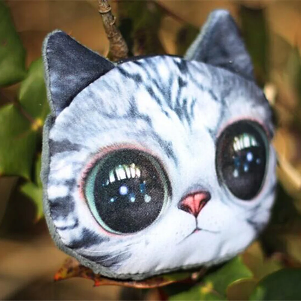 3D кошелек для девочек женские Мини кошельки на молнии детские маленькие мелочи