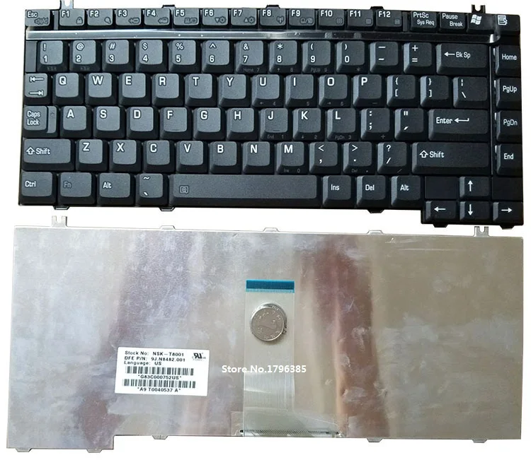 

SSEA New US Keyboard For Toshiba Satellite A10 A15 A20 A25 A30 A40 A45 A50 A55 A70 A80 A100 A110 A130 A135 Keyboard English