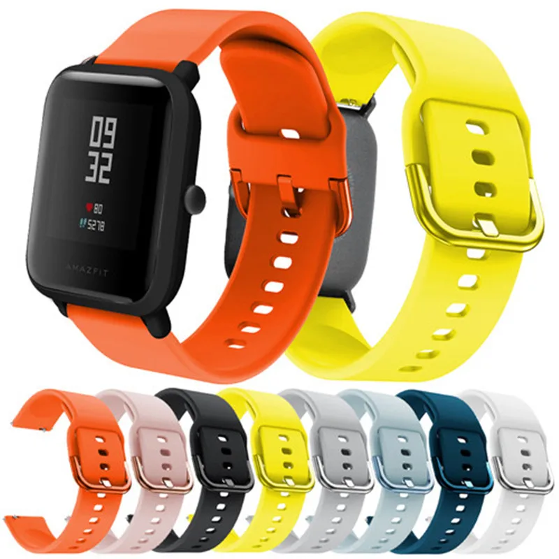 Силиконовый ремешок для Xiaomi Huami Amazfit Bip BIT Lite Youth 50 шт.|Смарт-аксессуары| |