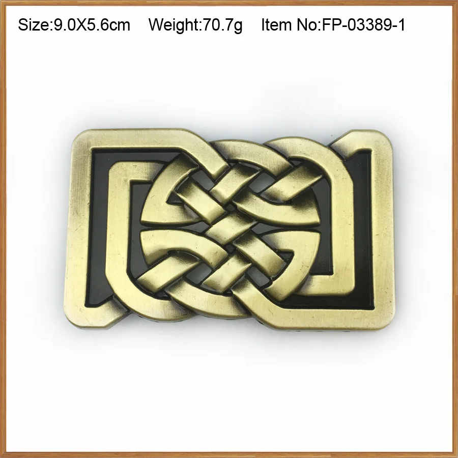 Пряжка для ремня BuckleClub в ретро-стиле Западная кельтская джинсовая пряжка