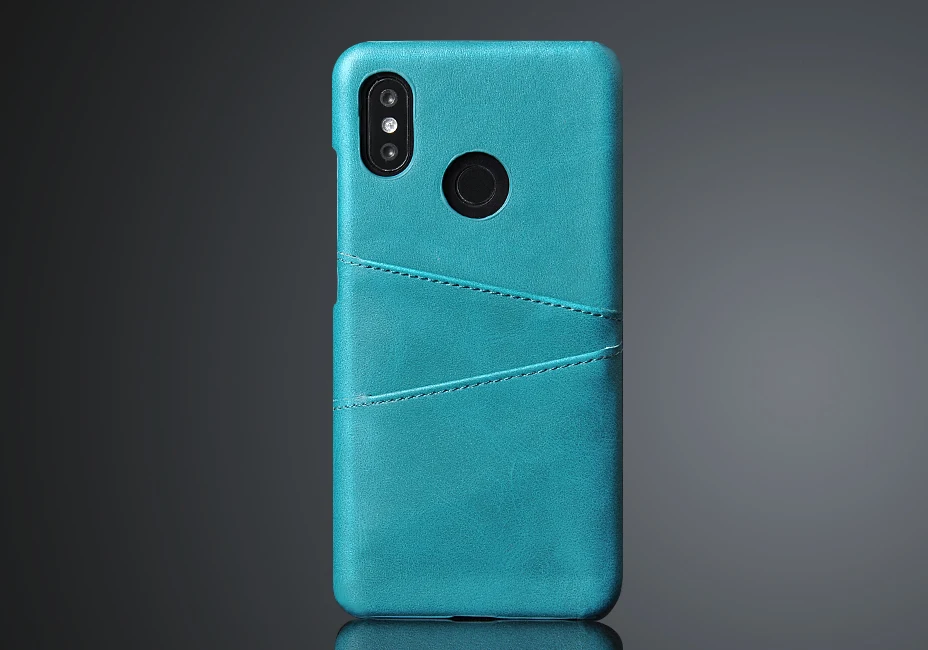 Держатель для карт кожаный чехол для Xiao mi Red mi Note 7 4 4X6 Pro Red mi S2 5 Plus Note 5A Prime mi Play 8 Lite 9 SE Pocophone F1 чехол