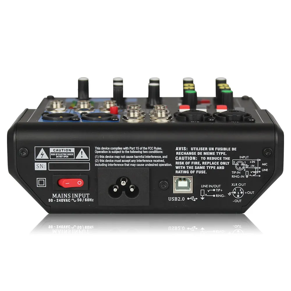 Новинка! Профессиональный мини Караоке-микрофон микшер 6 каналов 8 каналов USB звуковая карта 16 DSP звуковое консольное оборудование DJ