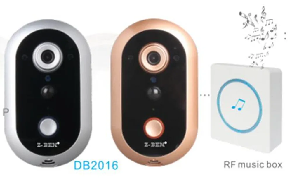 Беспроводной домофон 720P WIFI IP дверной звонок с внутренним звонком|doorbell ip|doorbell