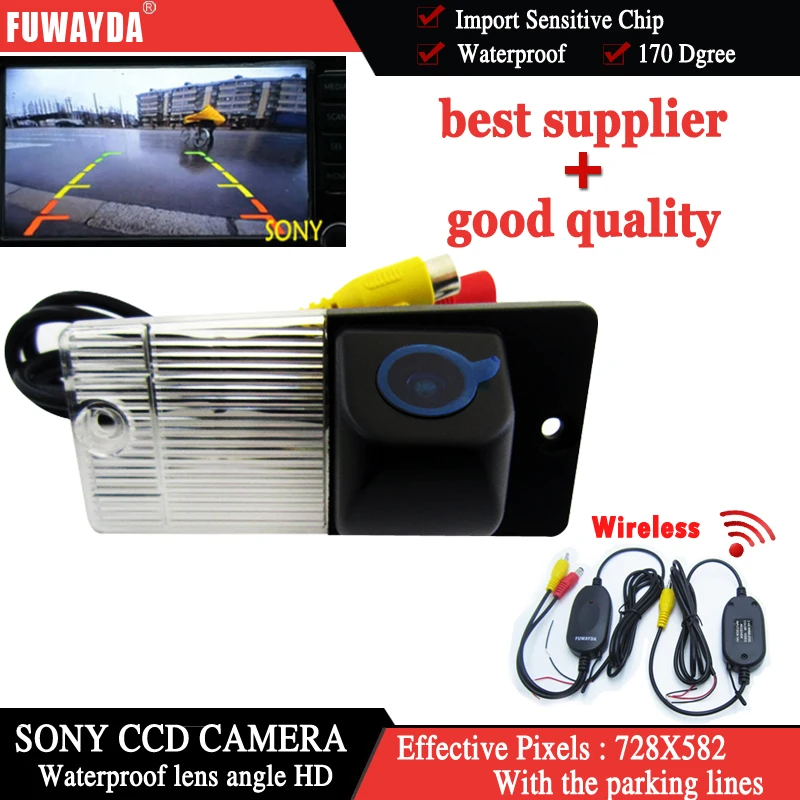 Беспроводная камера FUWAYDA для SONY CCD Chip Sensor Автомобильная заднего вида парковочная