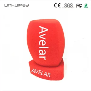 Linhuipad 4 см диаметром логотип на заказ, красная интервью, лобовое стекло, ручной конденсатор для лобового стекла, видеокамеры