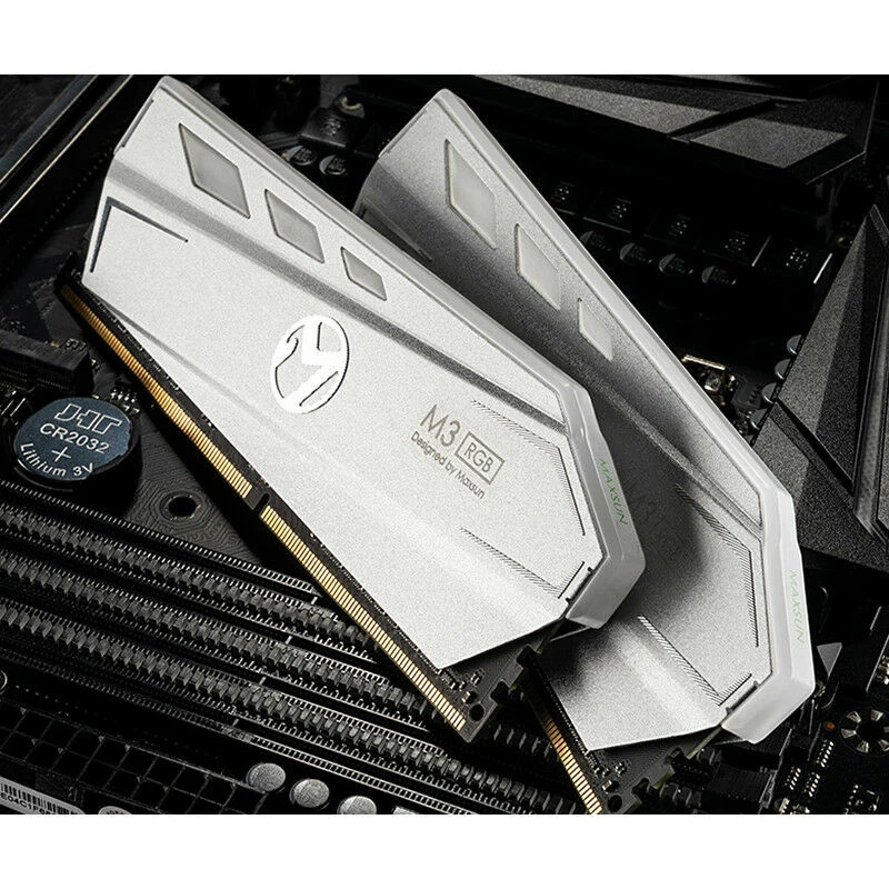 MAXSUN RGB ram ddr4 8 Гб 3000 МГц Настольный алюминиевый сплав 288pin s 1 2 V модуль быстрого