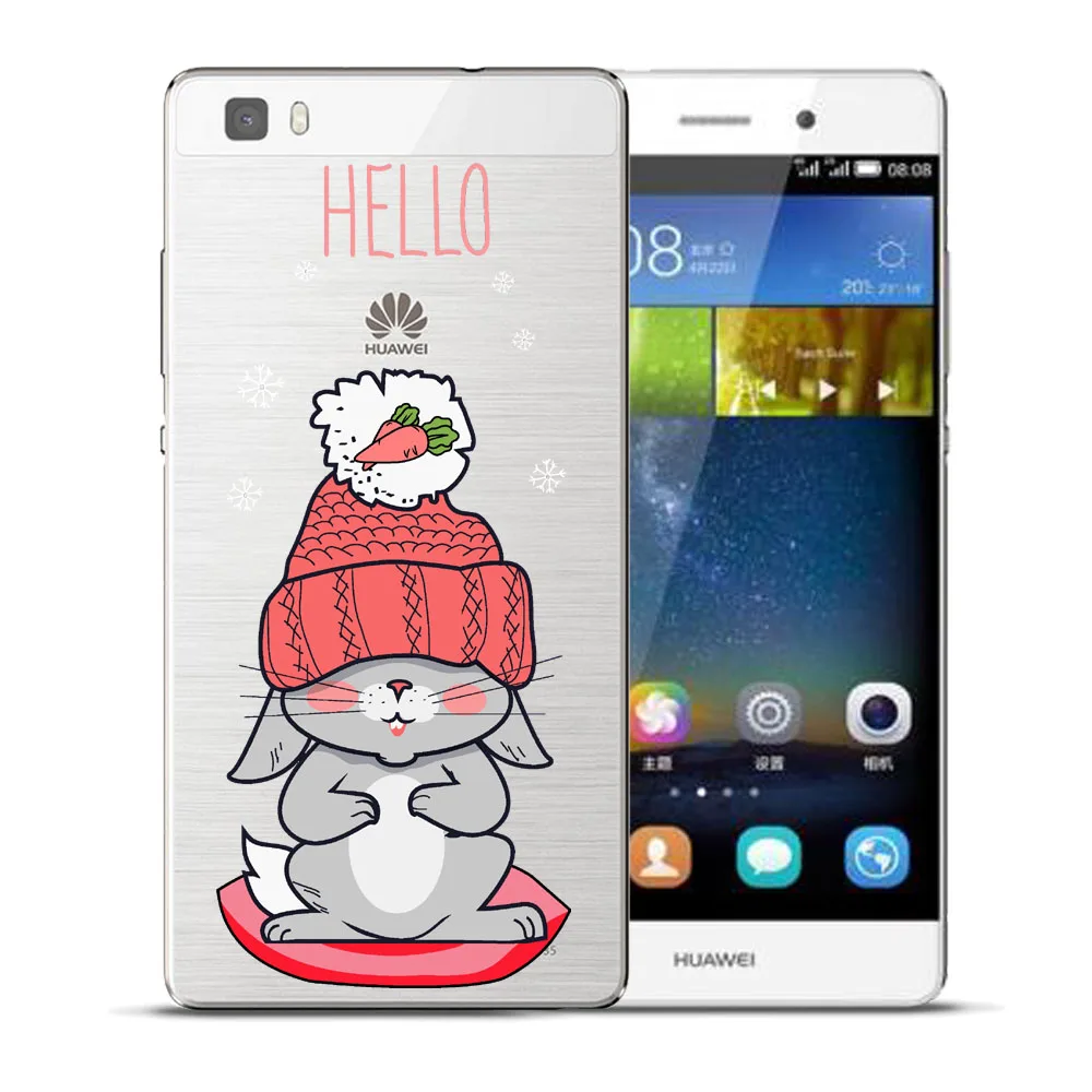 Oh My ребенка кролика Олень чехол для huawei P8 P9 P10 P20 P30 Lite плюс Коврики 10 Pro Y5 Y6 II Y3 Y7 2017