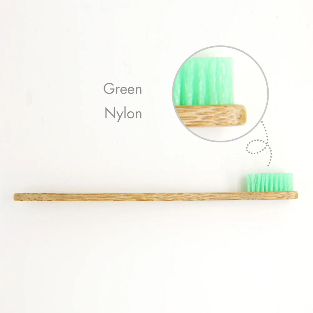 1 шт. 100% Бамбуковая зубная щетка деревянная новинка бамбуковая мягкая щетина из