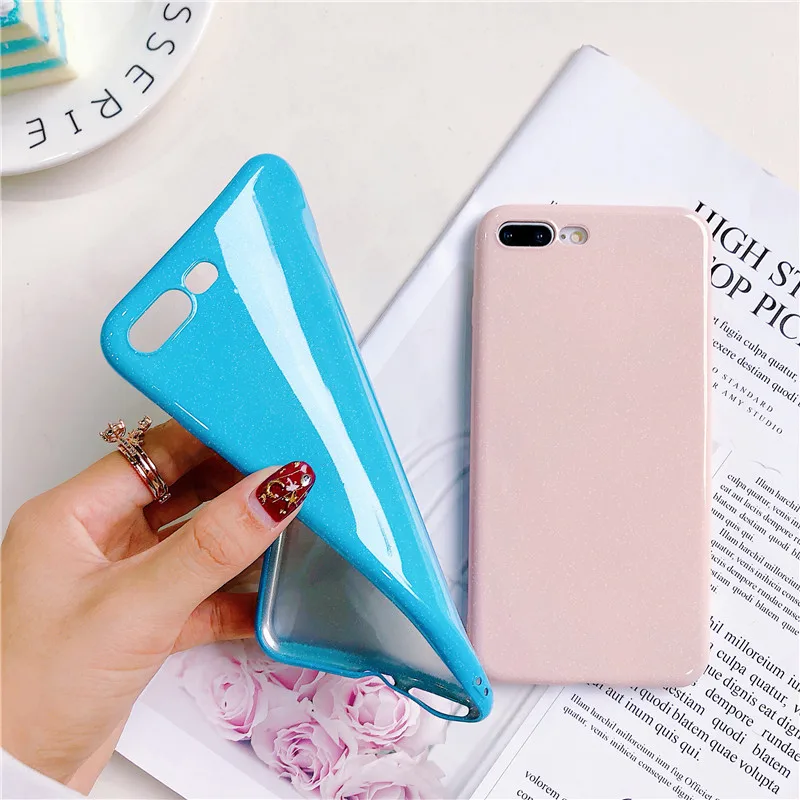 With Video Cute Glitter Candy Phone Cover For Huawei p20 lite case P8 P20 2017 Lite Plus Honor 8 9 9i Mate 10 Nova 3e Shell |