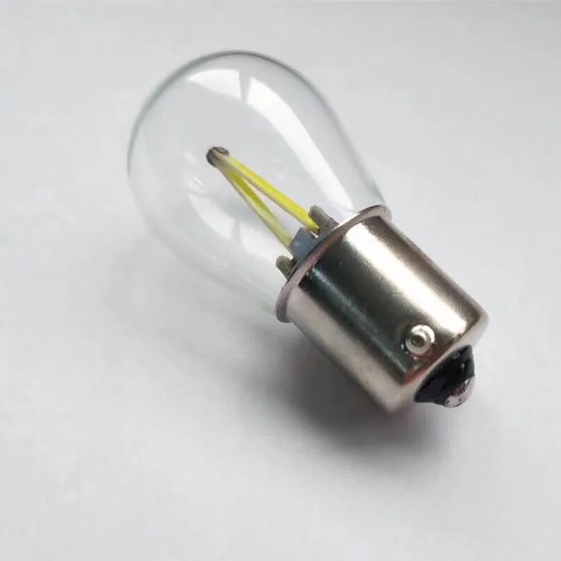 

10pcs/lot Flash & Ambient Light 1156/1157 BAU15S COB LED Car Auto Reverse Lights Turn Signal light DC12-24V White Color