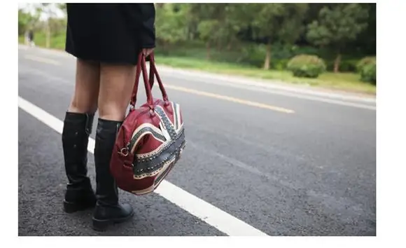 NEW 2015 hot sale leather bags women fashion handbag cool style sling brand items HB1 | Багаж и сумки