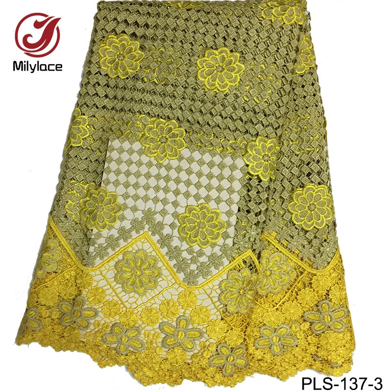 Умеренная цена разных цветов гипюр кружевной ткани 2017 оптовая продажа в