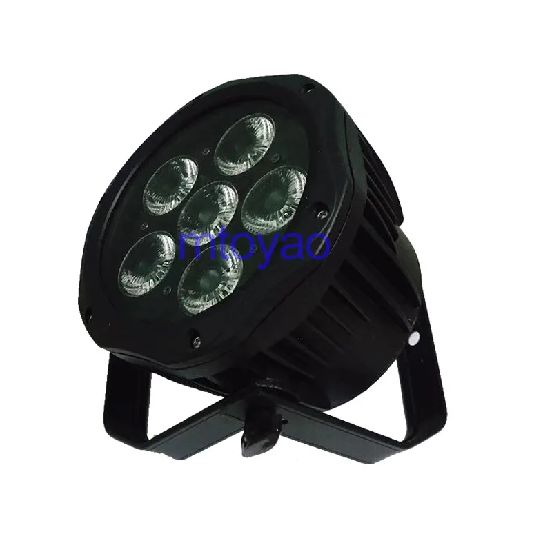 Беспроводной dmx Uplightings Smart DJ RGBWA UV Par 6*18 Вт Батарея питания светодиодные фонари