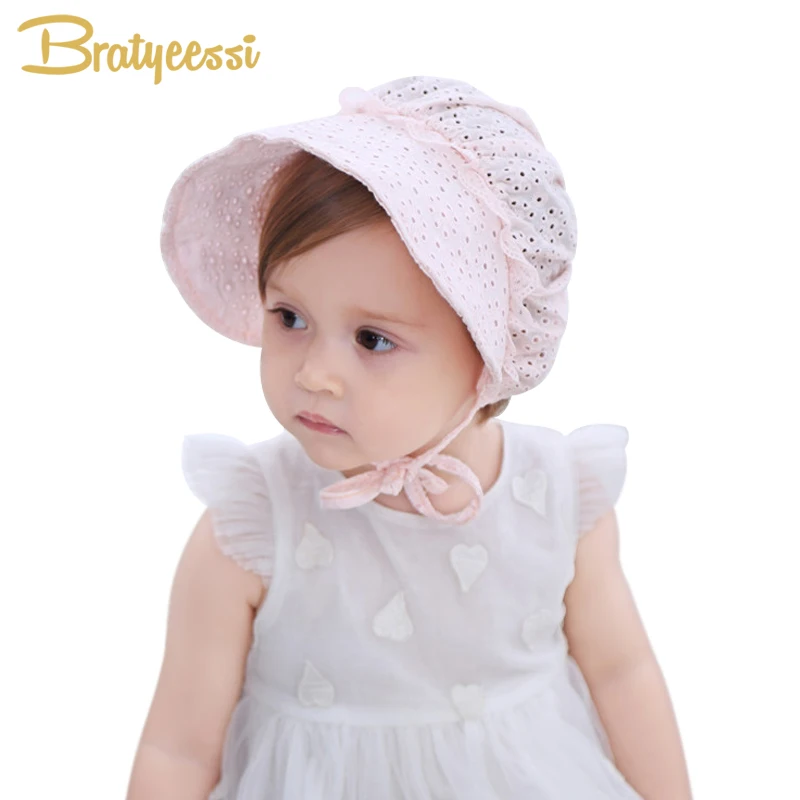 Шапка принцесса для маленьких девочек летняя хлопковая детская шапочка на