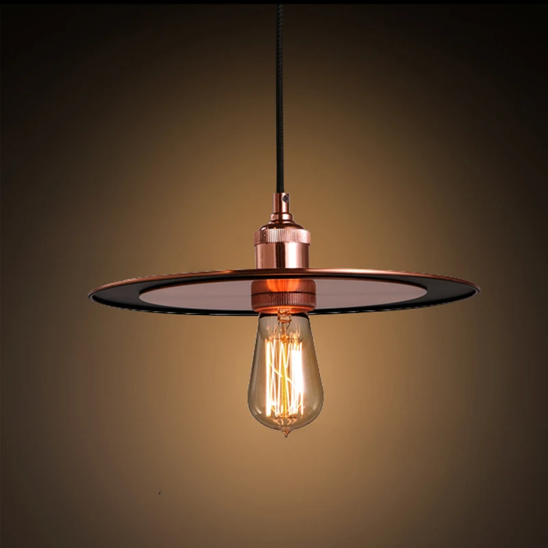 Креативная личность светодиодная круглая лампа промышленный ветер ресторан бар