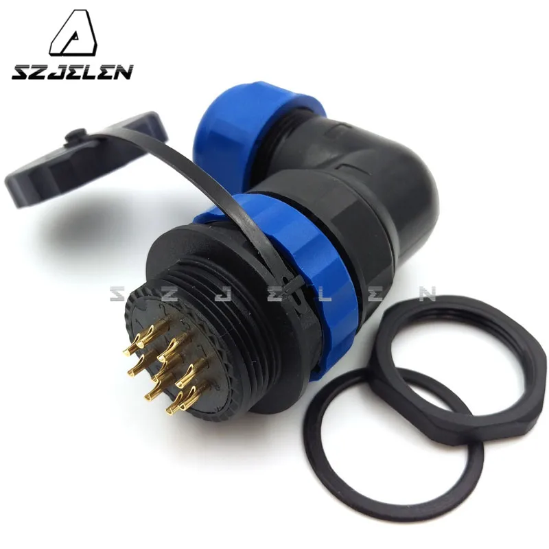 SD28TA-ZM водонепроницаемый разъем 9 Pin автомобильные провода разъемы штепсельная