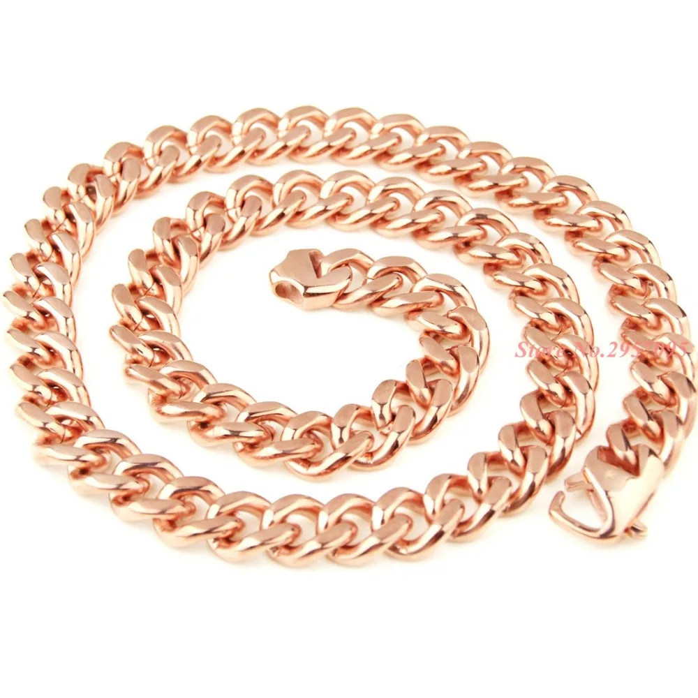 Ожерелье крупное из нержавеющей стали для мужчин Модная бижутерия в стиле