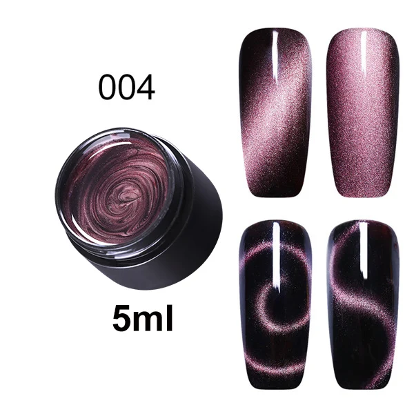 5ml 004 LEMOOC 8 мл 5D гель для ногтей кошачий глаз Магнитный впитывающий УФ-гель звездное небо эффект нефрита впитывающий УФ-Гель-лак для маникюра ногтей - Цвет: 5ml 004