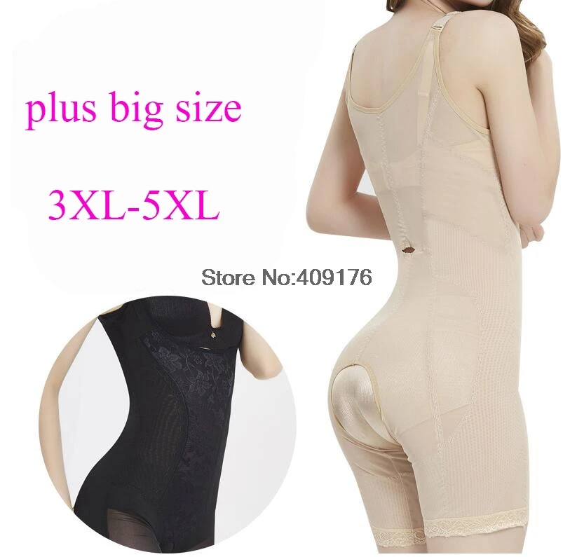 PRAYGER 5Xl размера плюс для всего тела Корректирующее бельё женщин регулируемый