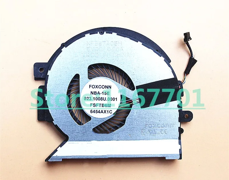 

Laptop/Notebook CPU Cooling Fan For HP envy 15-BP X360 15-BP103TX NBA-15E NFB87A05H FSFTB6M DFS561405PL0T-FJGF TPN-W127 TPN-W128