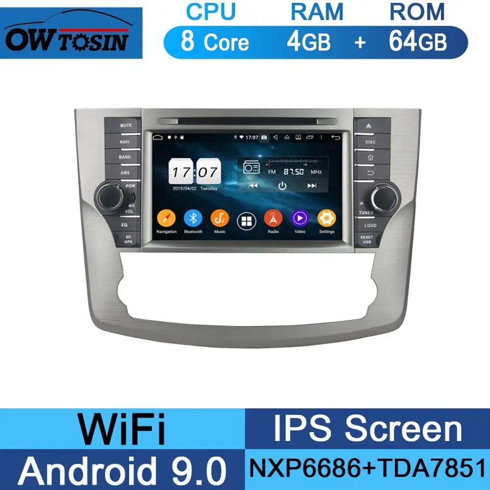 64G " ips 1920*1080 8 Core 4 Гб ОЗУ+ 64 Гб ПЗУ Android 9,0 автомобильный dvd-плеер для Toyota Avalon 2011 2012 2013 DSP радио gps Parrot BT Adas - Цвет: 64G