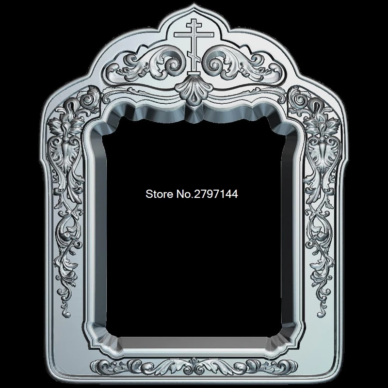 Рамка 3D фотография STL формат Религия 3d ЧПУ в формате STL|3d model relief|frames models3d relief |