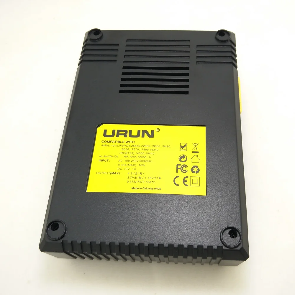 U4 зарядное устройство с ЖК-дисплеем 4 порта универсальное для литий-ионных