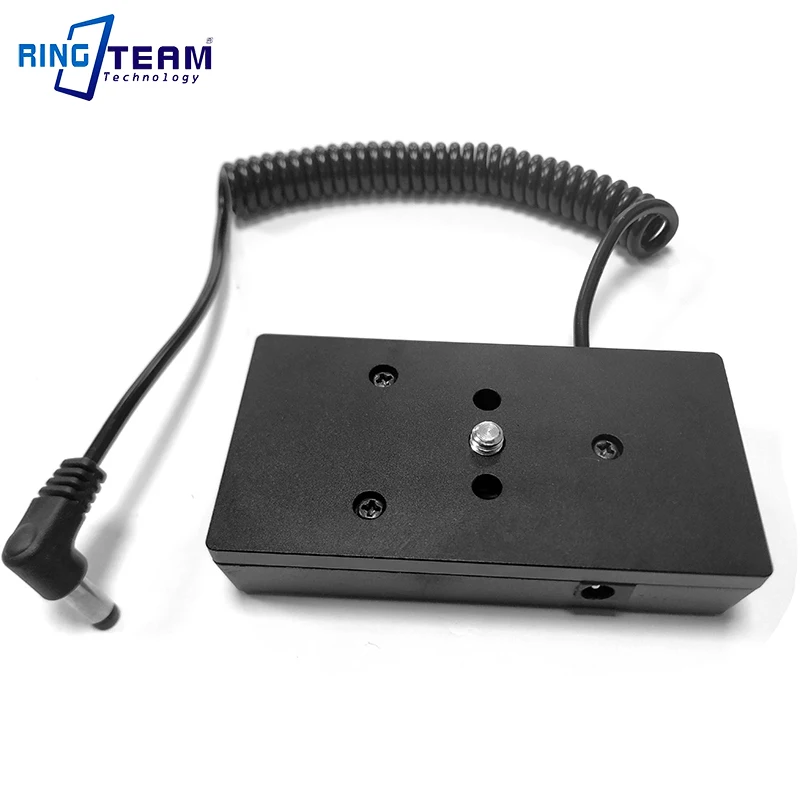 7.2V / 12V NPF Serial Battery Base Holder Mount Adapter Plate Built-in a Coiled DC Cable for Digital Cameras Lights Monitors ... |