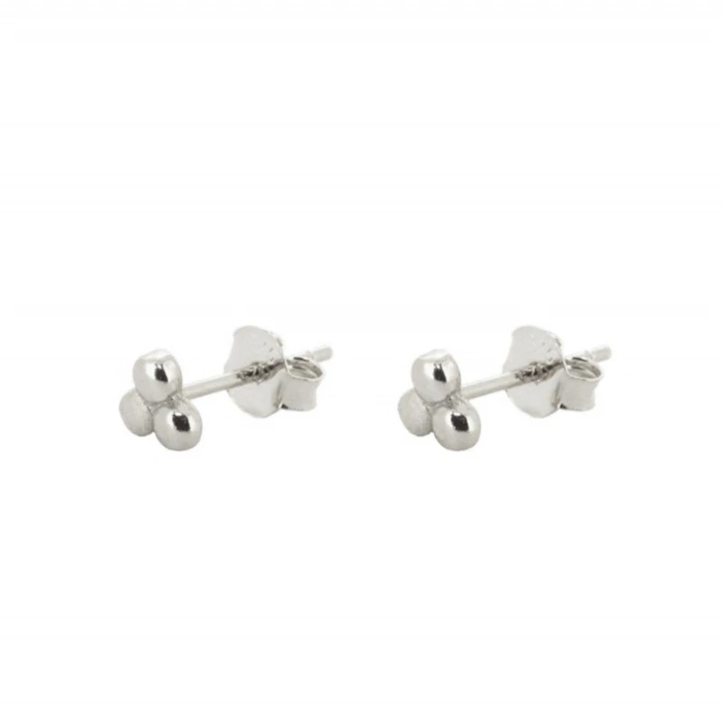 CANNER Delicate Flower Earrings for Women Girls Gold Color Stud Earrings 925 Sterling Silver Mini Earring Jewelry H40