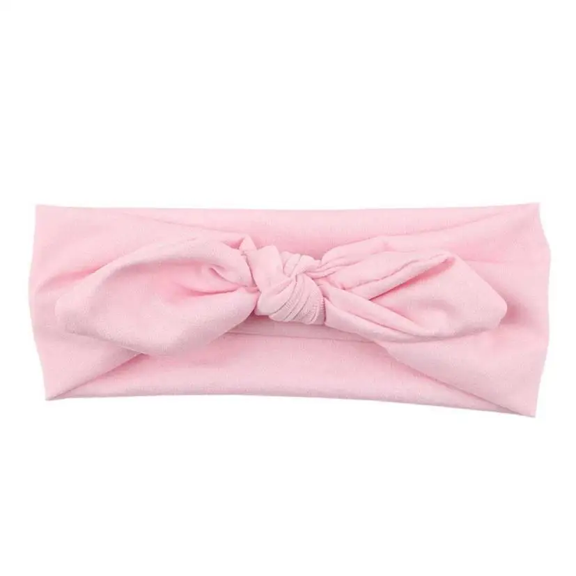 2018 New Fashion Women Elastic Bow Hairband Turban Knotted Rabbit Hair Band Headwrap Accessories hot sale drop shipping Jan 26 |
