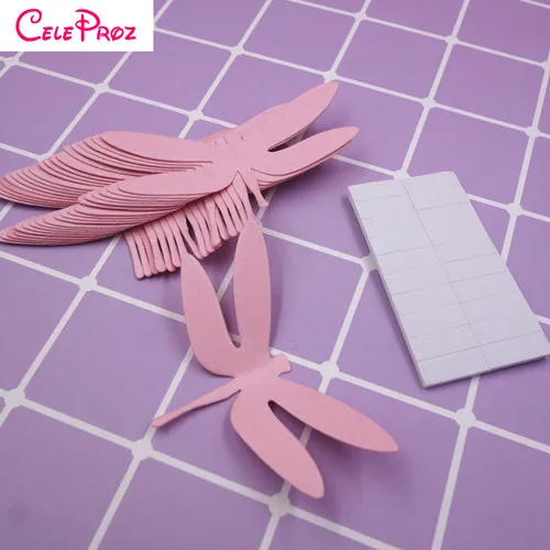 Pink 20 шт 3D бумажная наклейка на стену с бабочкой, Декор, бабочки, художественная наклейка, s на домашнюю стену, холодильник, сделай сам, бумажные украшения, принадлежности - Цвет: Pink